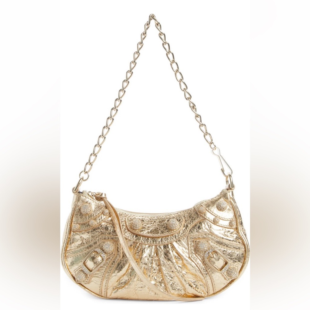 Sold: Balenciaga Le Cagole Metallic Calfskin
Shoulder Bag